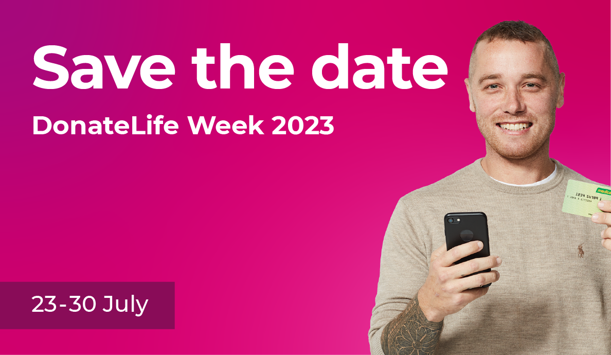 Save the date for DonateLife Week 2023