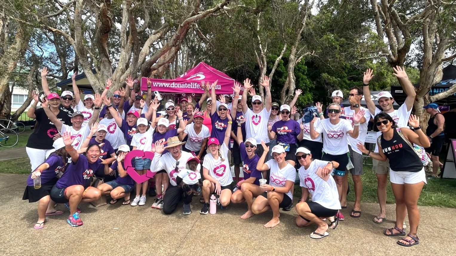 A group shot of DonateLife and Transplant Australia team members.