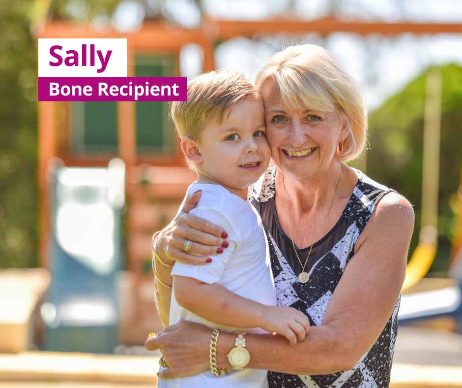 Eye and tissue case study photo - Sally, bone recipient