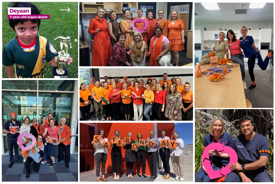 Collage of images from Saffron Day