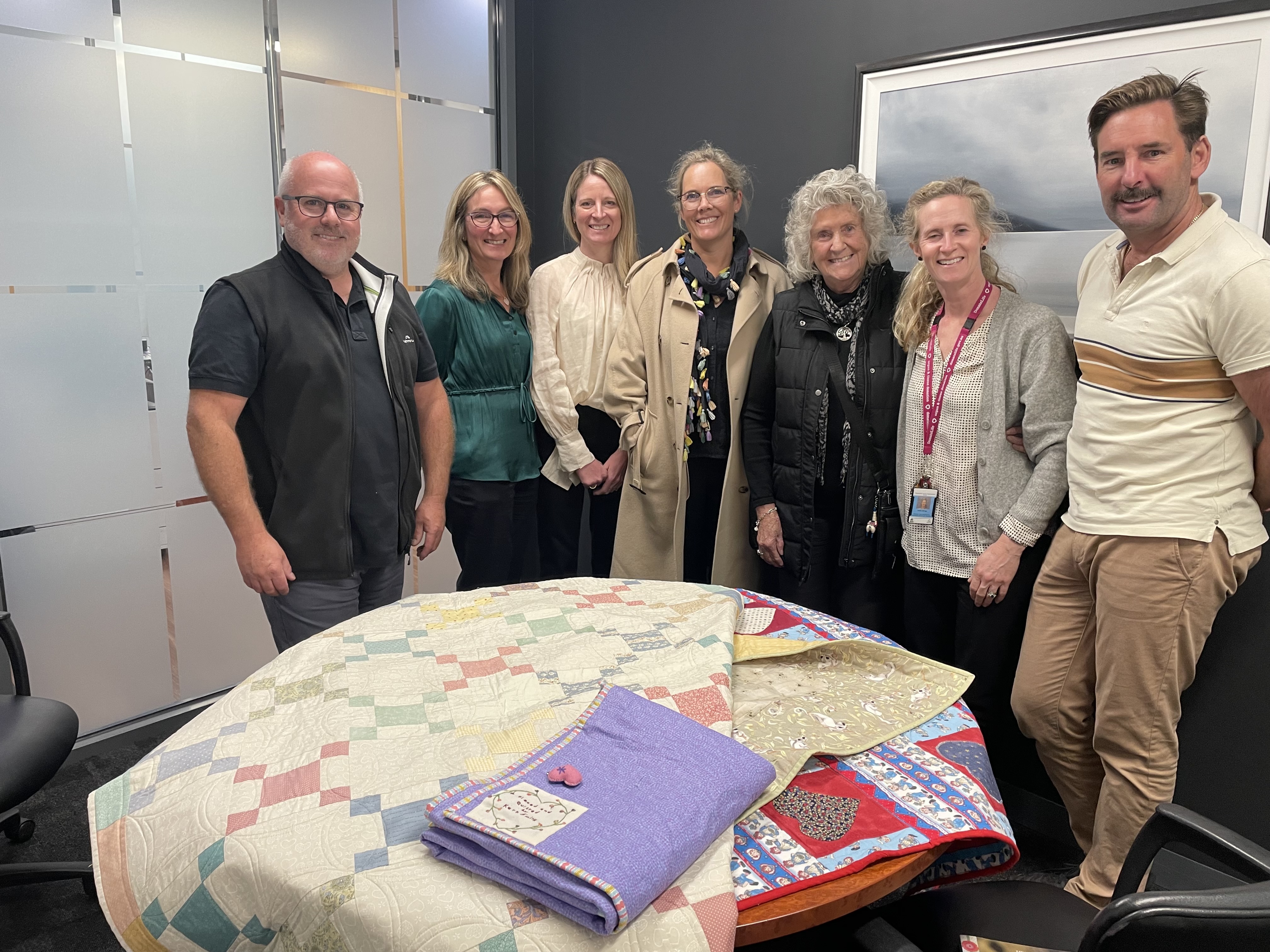 TAS Donor family quilt photo